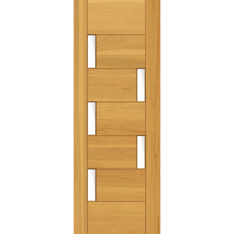 Puerta Madera de lenga 80x200 cm Modelo 5 Natural