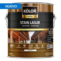 KOLOR - Stain Lasur Mate 1 galón(es) Blanco