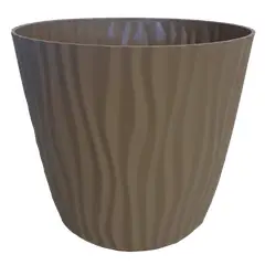REMBRE - Macetero con sistema autorregante reciclado 21 cm, color brige