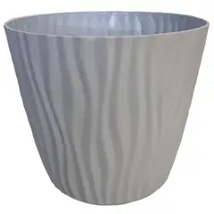 REMBRE - Macetero con sistema autorregante reciclado 23 cm, color marfil
