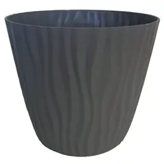 REMBRE - Macetero con sistema autorregante reciclado 23 cm, color gris