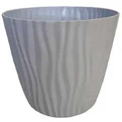 REMBRE - Macetero autorregante reciclado de Plástico 21x20 cm Marfil