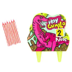 CARNAVAL - Vela dinosaurio fiesta infinita