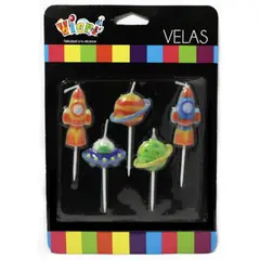 CARNAVAL - Set 5 velas planetas