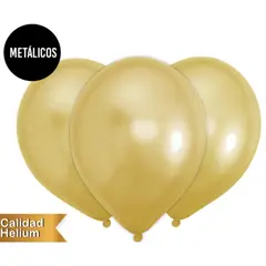 CARNAVAL - Set 25 globos R9 dorados