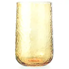 JUST HOME COLLECTION - Vaso alto de vidrio martillado