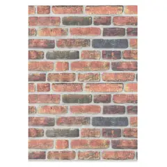 DIB - Panel Muro Wonderwalls 100x50 cm Rojo 6.5 m2 13 unidades