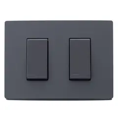 SINTHESI - Interruptor 9/12 1 m doble armado S32 grey mate-grey