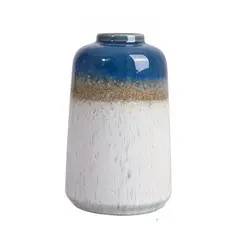 SOHOGAR - Jarrón Cerámica Meteoric Blue 17,3x10,2 cm