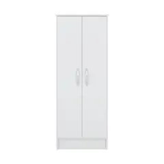 RODLER - Armario Multiuso 2 Puerta(s) 3 Repisa(s) 51x128x36 cm Blanco