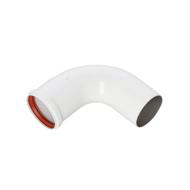 Codo 90 Grados Para Calefón Tiro Forzado 60Mm
