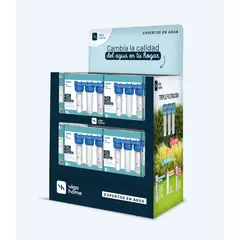 VIGAHOME - Pack filtro triple antisarro carbon block sedimentos
