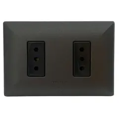 SINTHESI - Tomacorriente Duplex 10 A Noir