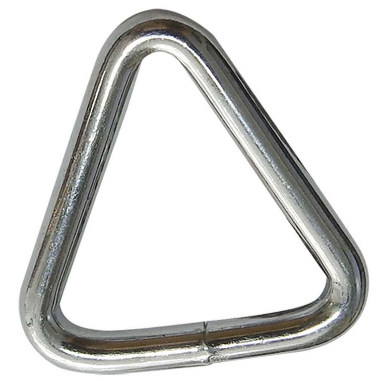 Anillo Triangular Zincado Brillante 8Mm50X50 Colgante 2 Unidades