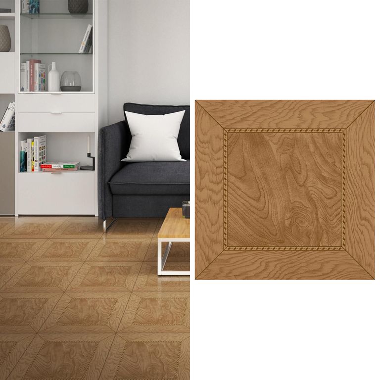 CORDILLERA - Cerámica 45x45 cm Cedro parquet Café 2.29 m2 | Ofertitas