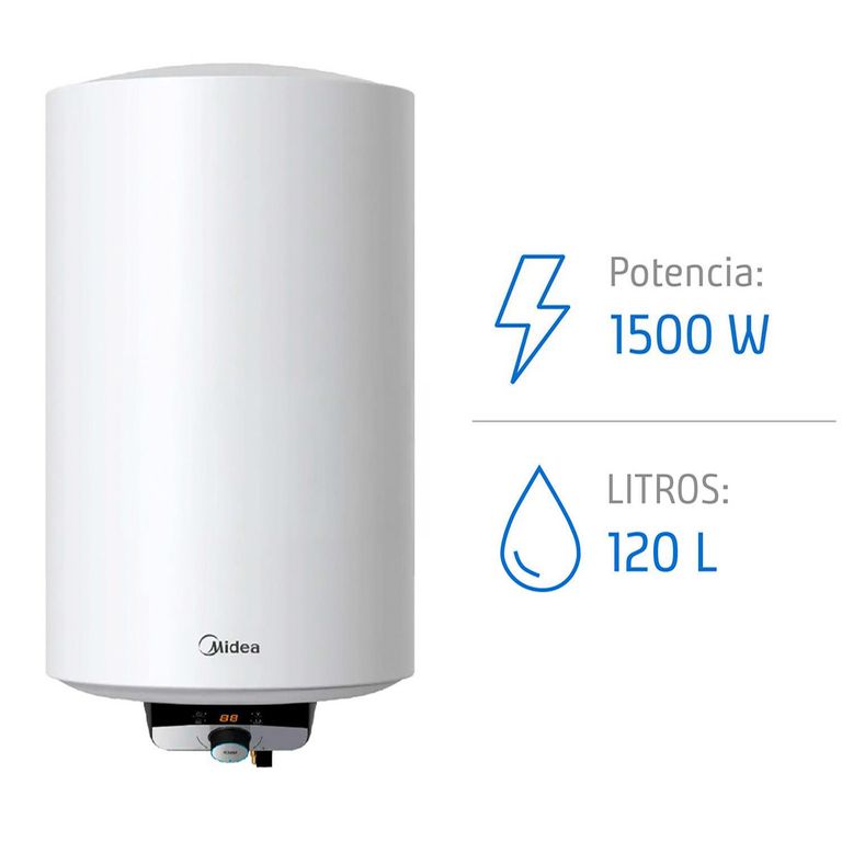 Termo con Wifi Eléctrico 120 Litros 1500 W de Muro