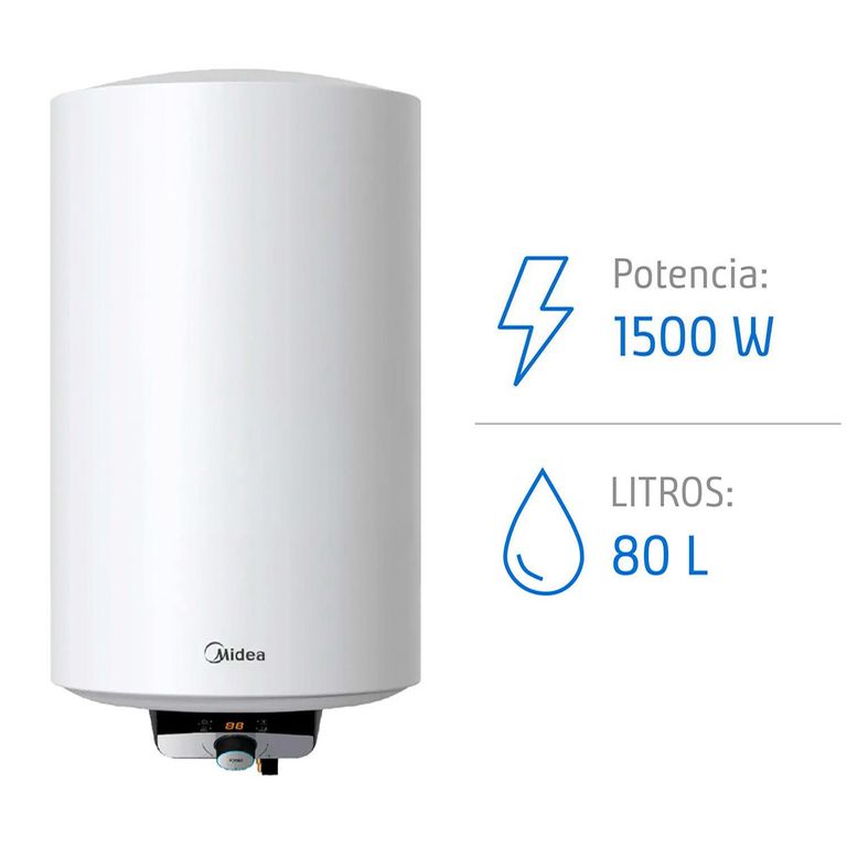 Termo con Wifi Eléctrico 80 Litros 1500 W de Muro