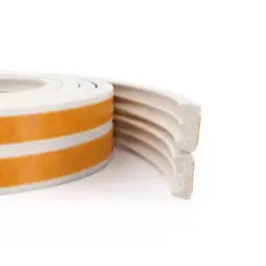 FIXSER - Profil E 9x3,5mm x 6 m blanco