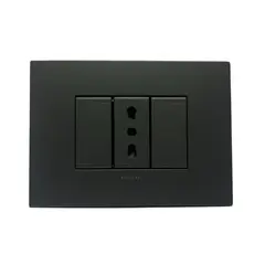 SINTHESI - Enchufe simple 10/16A armado S44 carbon