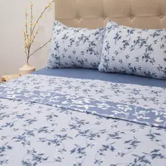 DORAL - Sábana Polar Estampada Deluxe Multicolor