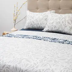 DORAL - Sábana Polar Estampada Deluxe Multicolor