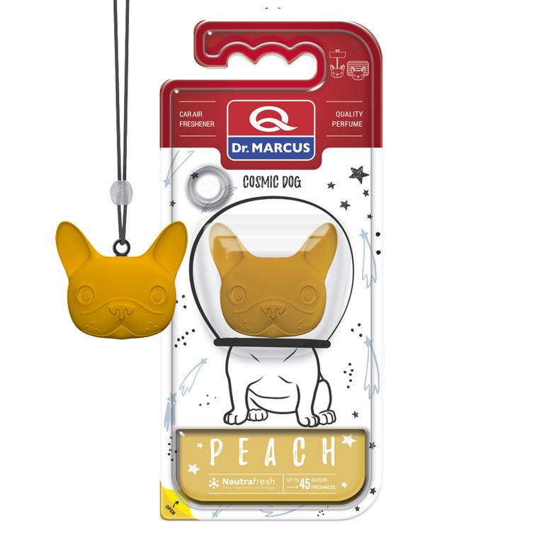 Aromatizante Cosmic Dog Durazno para Auto
