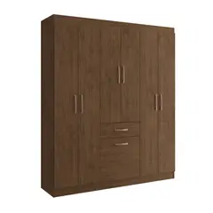 ALTAVISION - Closet Amarula 6 Puerta(s) 1 Cajón(es) 1 Repisa(s) 138x177x40 cm Café