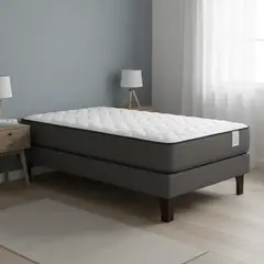 ROSEN - Cama 1 plaza Europea New Style 2 Plus Gris
