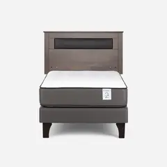 ROSEN - Cama 1.5 Plazas Europea New Style 2 Plus + Respaldo