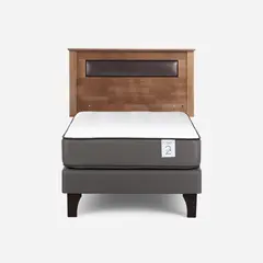 ROSEN - Cama 1 Plaza Europea New Style 2 Plus + Respaldo