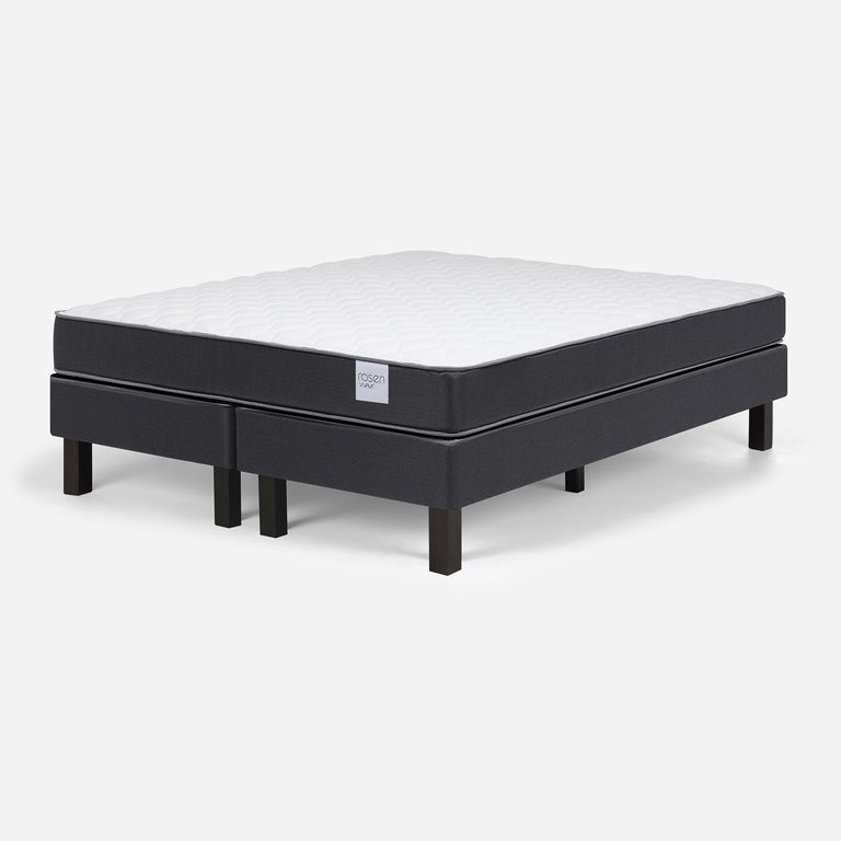 ROSEN Cama 2 plazas Europea Wave Gris