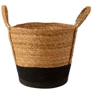 DECOGREEN - Canasto Organizador Shiva L 35X33 Cm Bicolor Con Asa