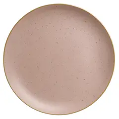 DECOGREEN - Plato 25 cm Fibra de Bambú Liso Rosado