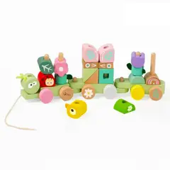 KIDSCOOL - Juego Arrastre Jungla Didáctico Bebés Niños