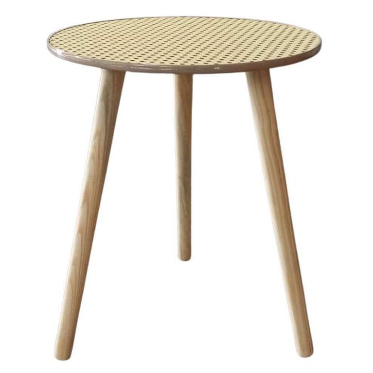 Mesa lateral CDT982 Café 40x40x49.5 cm