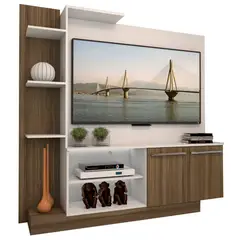 KIDSCOOL - Centro de entretenimiento 55 " 2473.0002 Blanco café 165x164x32.5 cm