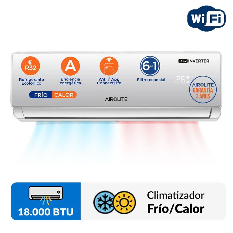 Aire Acondicionado Split Inverter 18000 BTU
