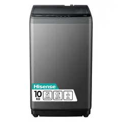 HISENSE - Lavadora Carga Superior 10 Titanium Grey WT1D1030UT