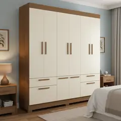 ONESSTA - Closet 8 Puerta(s) 4 Cajón(es) 8 Repisa(s) 194.4x214x46 cm Arena