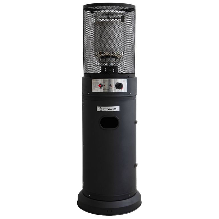 Estufa de Exterior a Gas Acero Negro