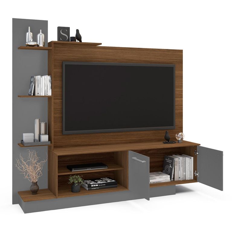 Home TV 55 " Reina Gris 166x155x32 cm