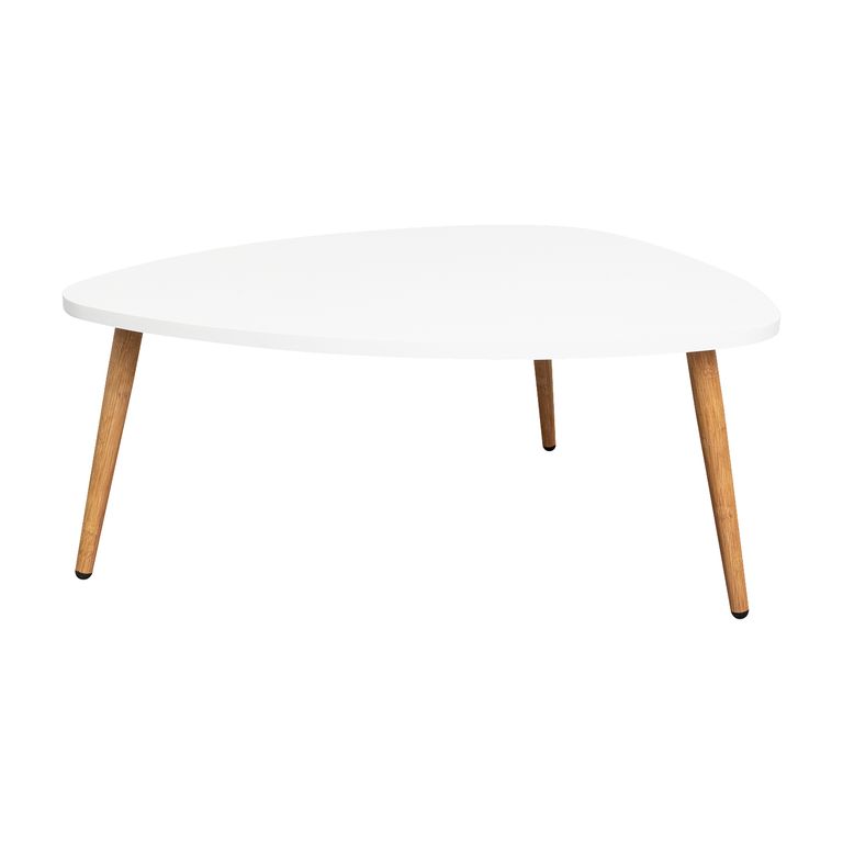 Mesa de centro Narvik Blanco 74.1x61.5x31.5 cm
