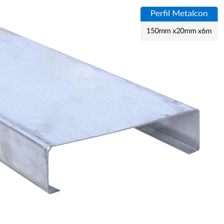 Perfil estructural Metal 150x20x1 mm 6 m