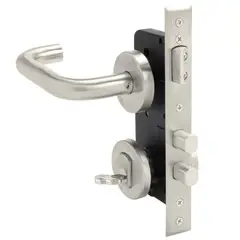 SCANAVINI - Cerradura embutida Cerradura de acceso Manilla Embutida Gris Manilla