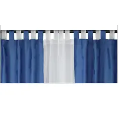 CHANTILLY - Set Cortina Tela 140x220 cm Azul
