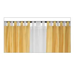 CHANTILLY - Set Cortina Tela 140x220 cm Oro