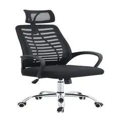 ARTHOME - Silla Escritorio Ejecutiva Madrid Negro