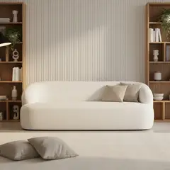 AMUV - Sofá 3 cuerpos Chandon 180x78x90 cm Beige