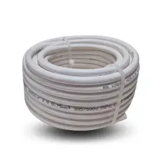 ELFLE - Cordón H05VV-F 3x0,75 mm2 Blanco 10 metro(s)