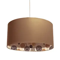 CONCEPT - Lámpara Colgante Tela Blanco 40 cm